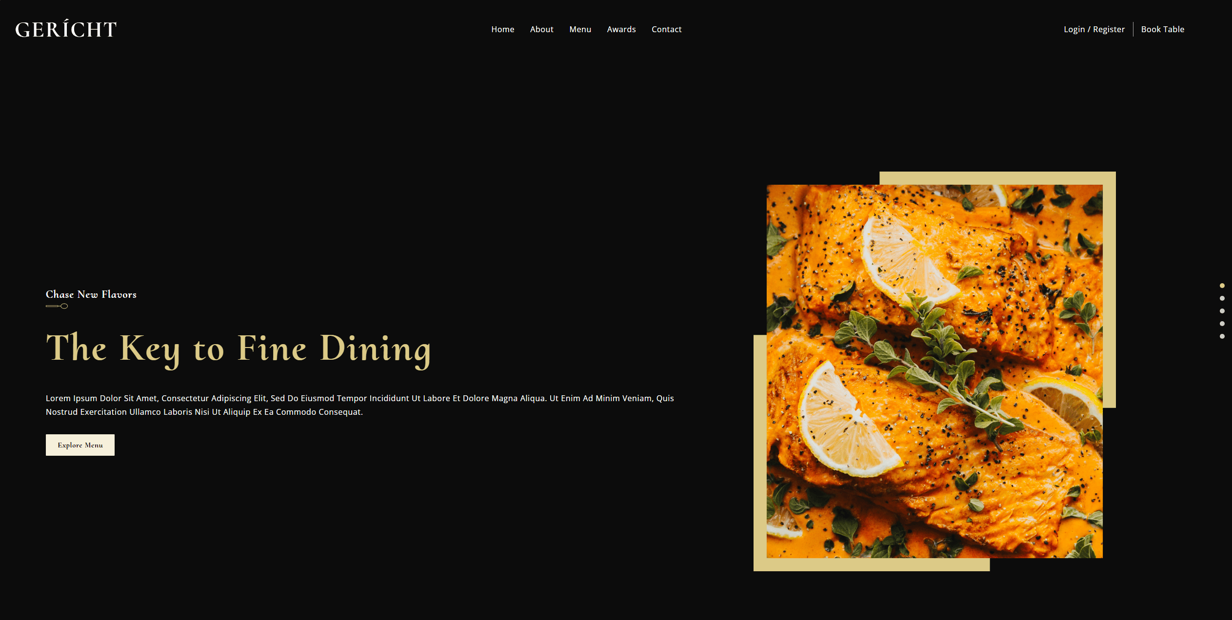 Fine Dining Landing Site